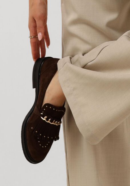 Braune FRED DE LA BRETONIERE Loafer PARIS LEYA - large