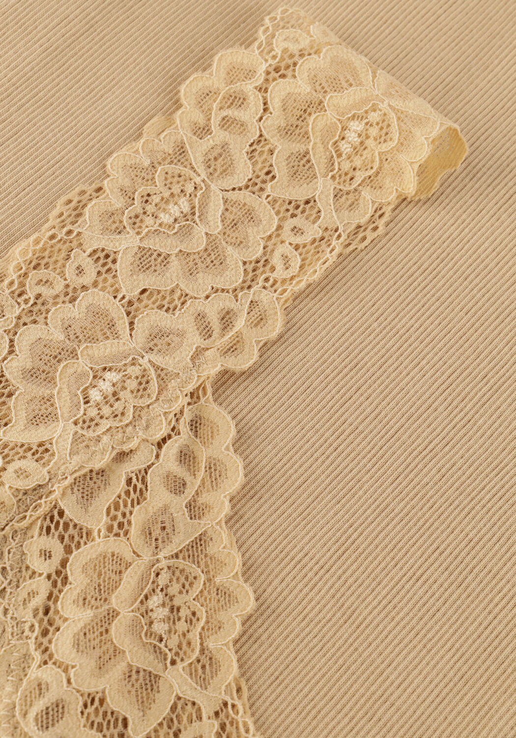 Sand ROSEMUNDE Top BERNADINE SL REGULAR V-NECK TOP - large