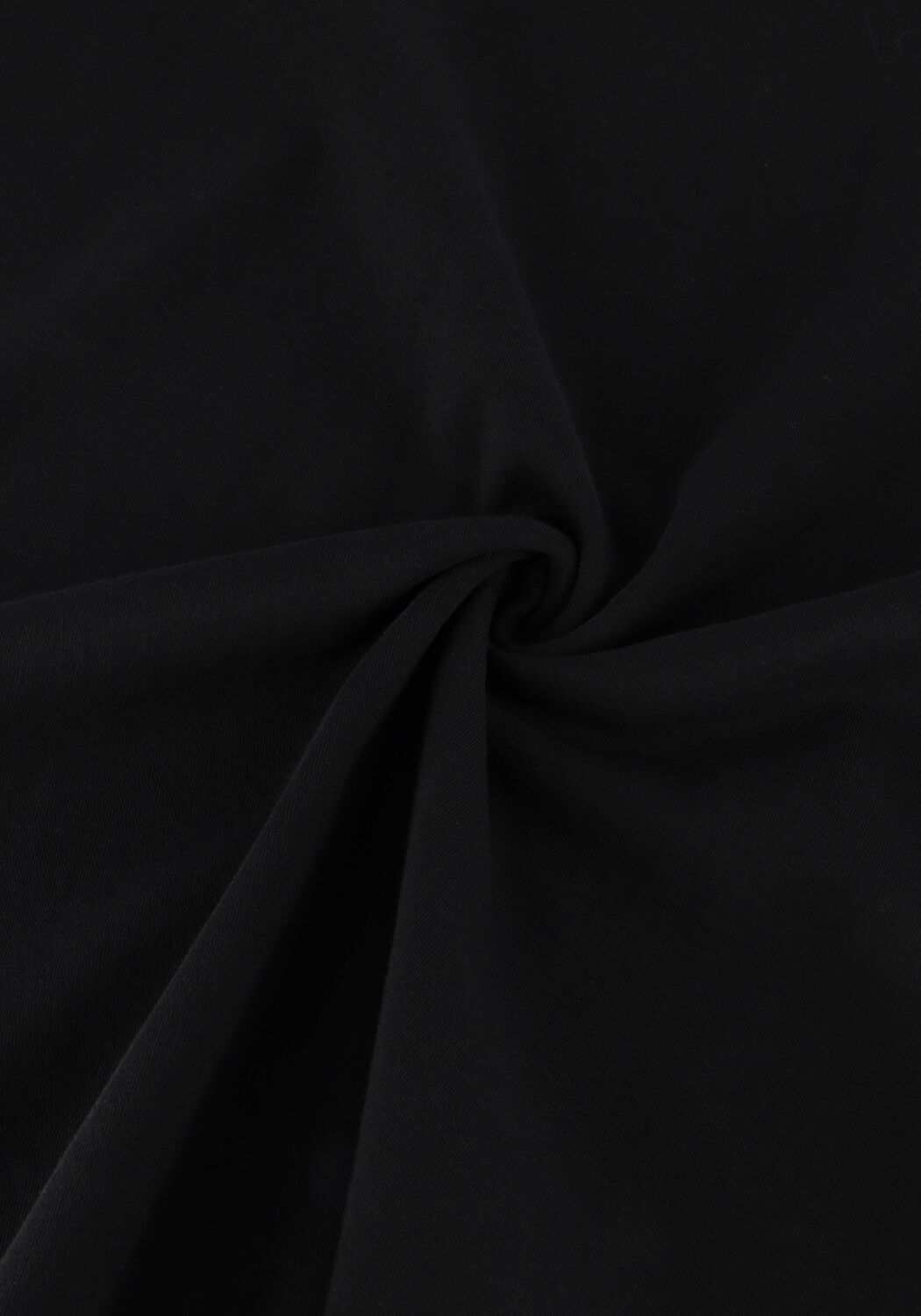 Schwarze CAST IRON T-shirt CREWNECK REGULAR FIT INTERLOCK ESSENTIAL - large