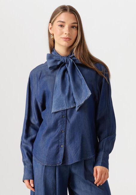 Dunkelblau SELECTED FEMME Blusen SLFJANNA LS RELAXED CHAMBRAY SHIRT - large