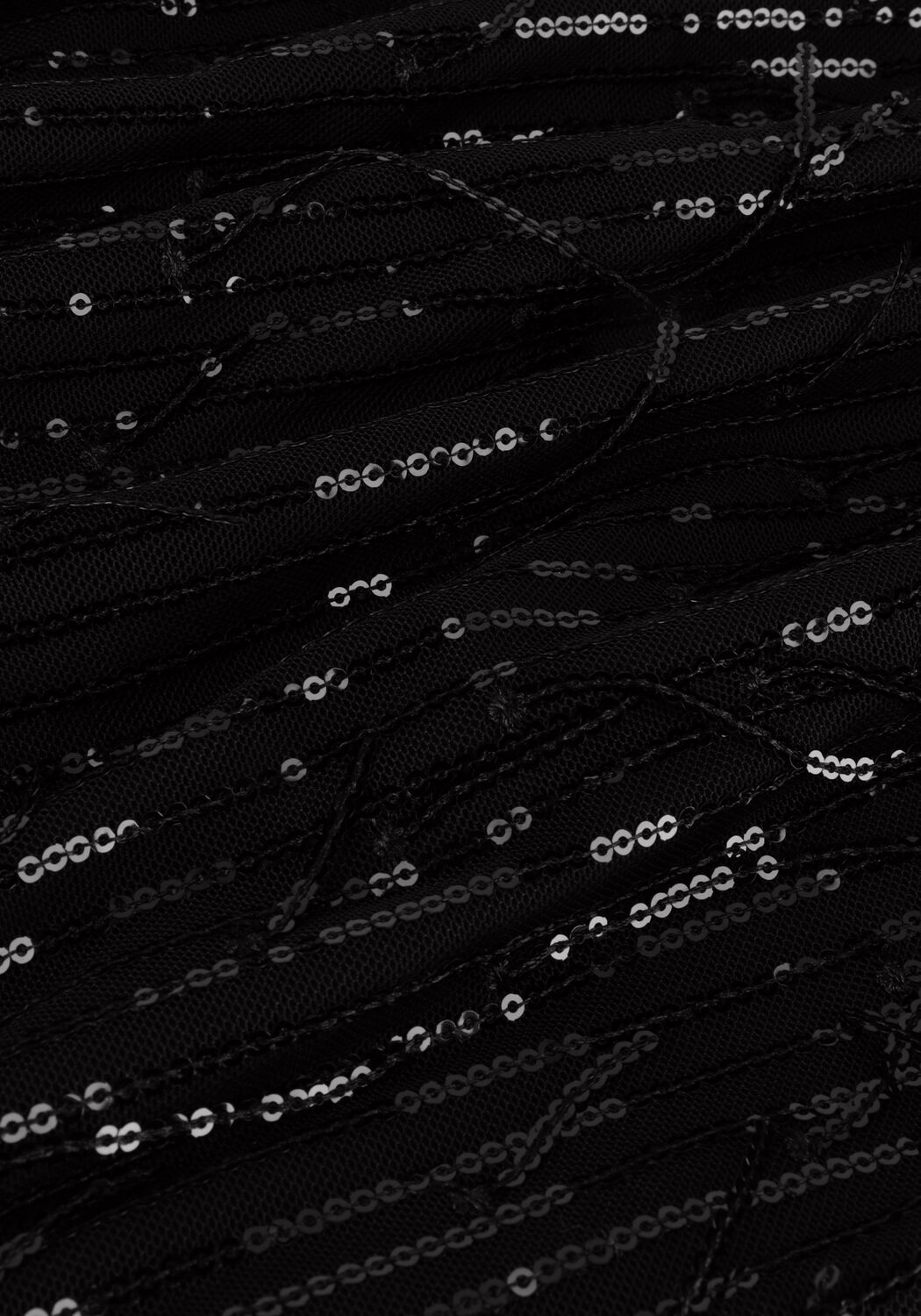 Schwarze SUMMUM Minikleid DRESS FRINGE SEQUINS - large