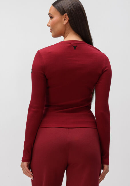 Bordeaux ALIX THE LABEL Tops & T-shirts LADIES KNITTED LONGSLEEVE TOP - large