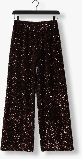 Rote SUMMUM Weite Hose PANTS SEQUINS VELOUR - large