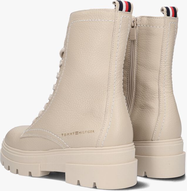 Beige TOMMY HILFIGER Schnürboots MONOCHROMATIC LACE UP BOOT - large