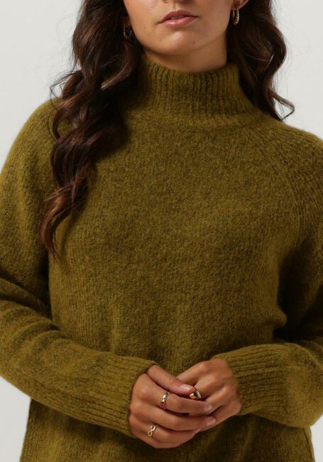 Grüne MOS MOSH Minikleid MMTHORA ALYN KNIT DRESS - large