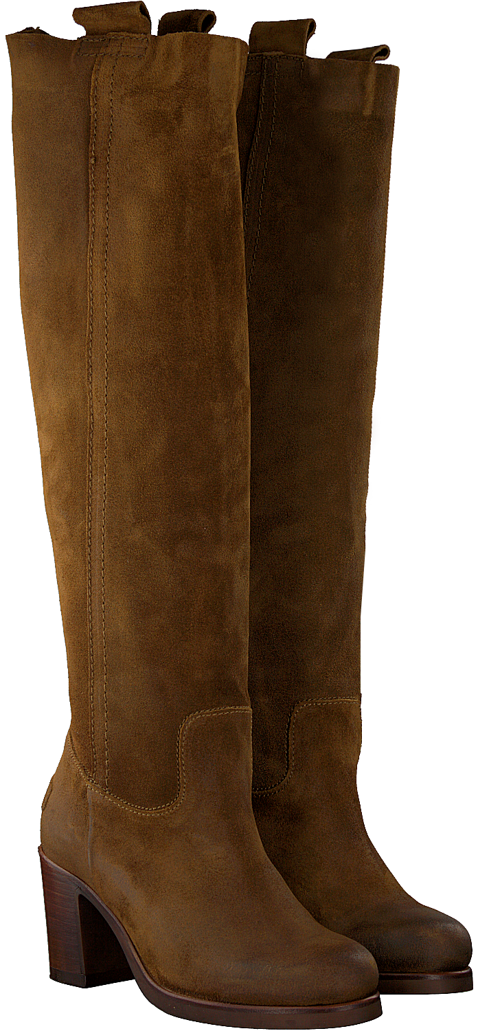 Braune Shabbies Hohe Stiefel Omoda