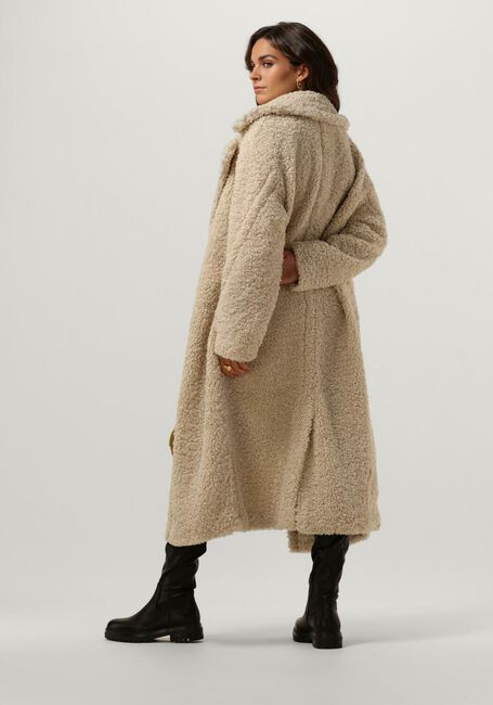 Beige NOTRE-V Teddy-Jacke TEDDY COAT LONG - large