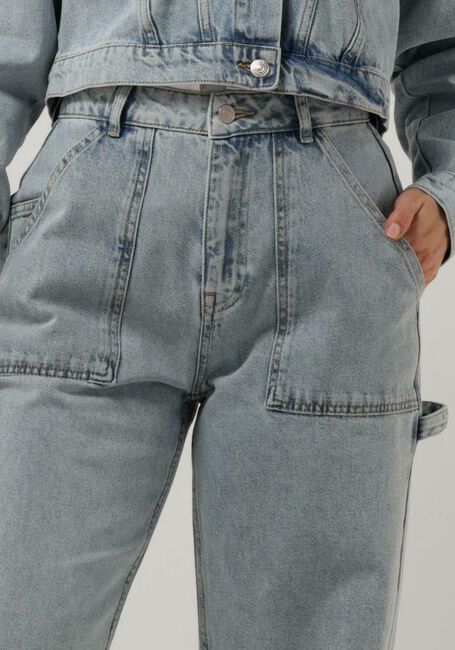 Blaue COLOURFUL REBEL Wide jeans TINSLEY DENIM WORKER PANTS - large