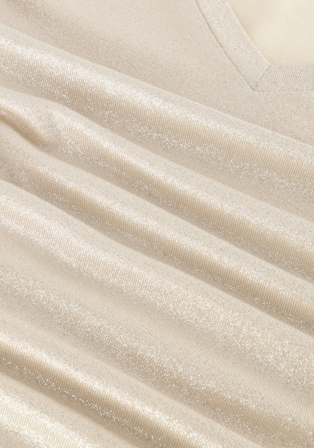 Goldfarbene SUMMUM Top TOP LONGSLEEVE FLUID COATED - large