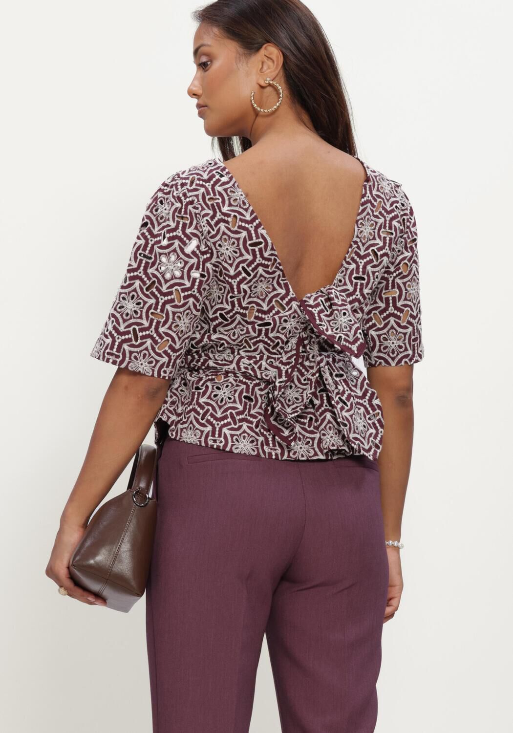 Bordeaux AAIKO Blusen GEORGIE LACE CO 542 - large