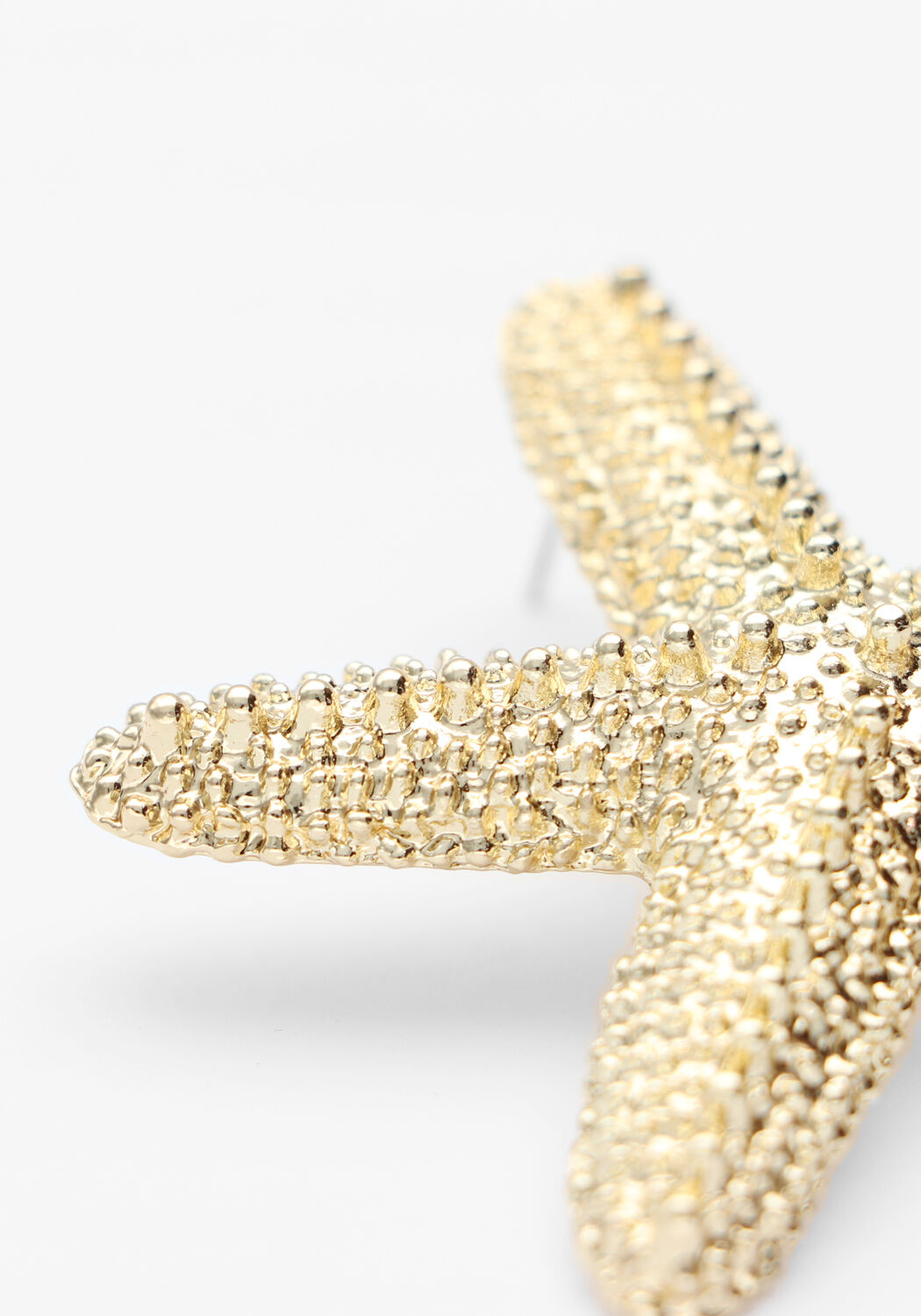 Goldfarbig NOTRE-V Ohrringe EARRING SEA STAR - large