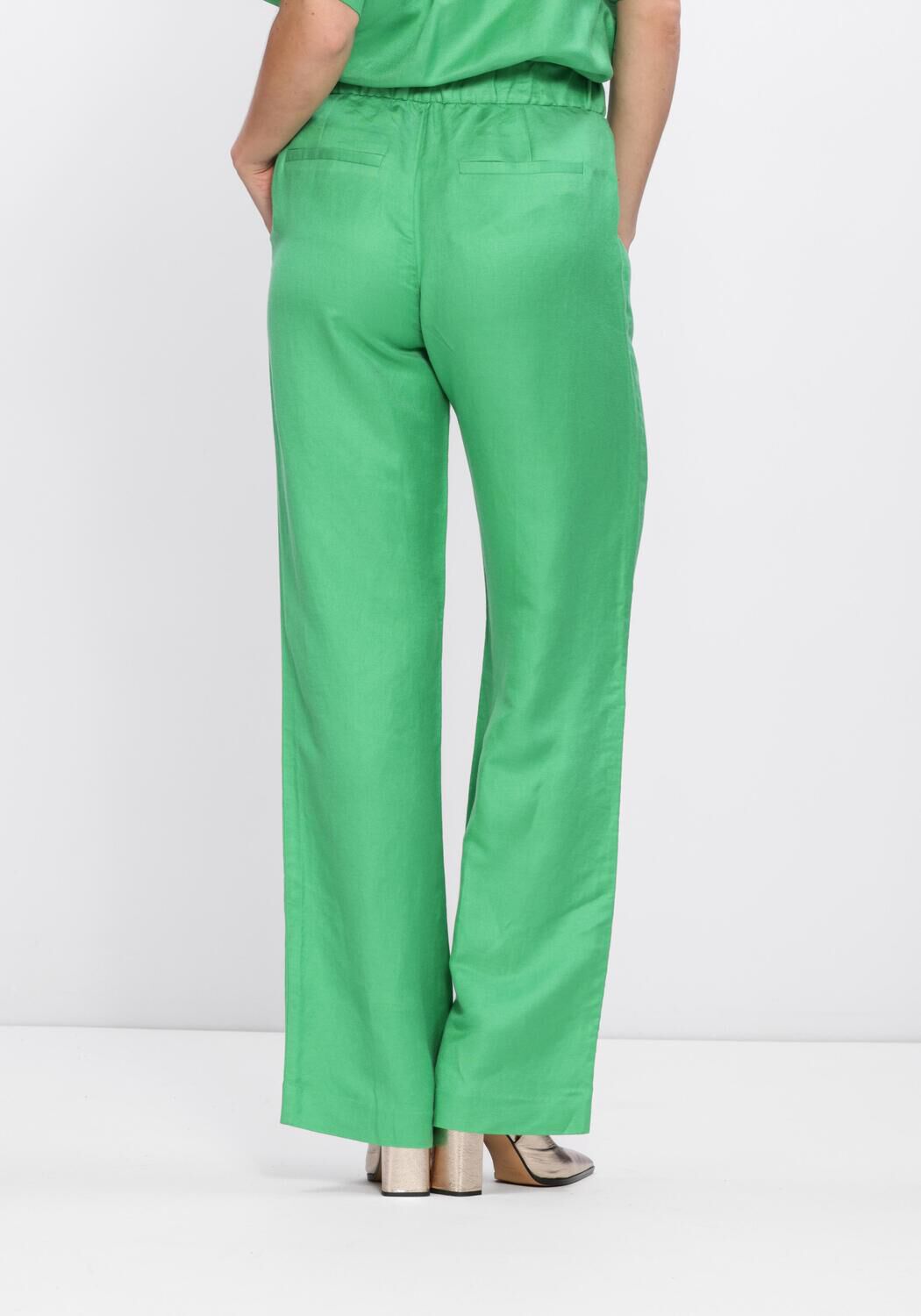 Gr&uuml;ne MINUS Hose MSSABBI LINEN PANT - large