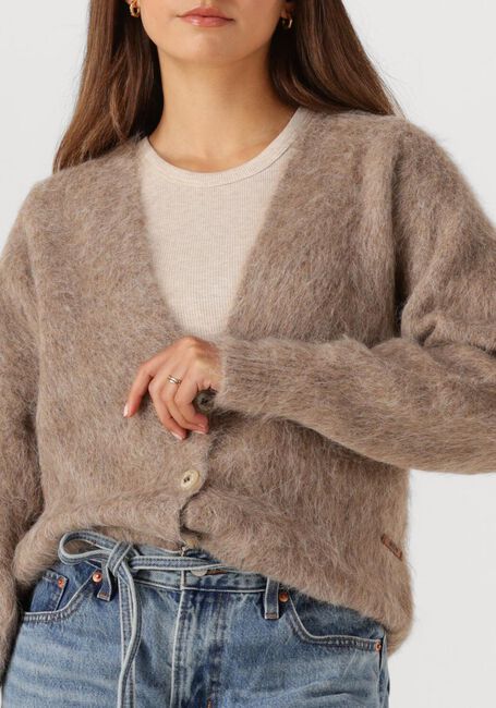 Braune MOSCOW Strickjacke 38-10 FLEUR - large