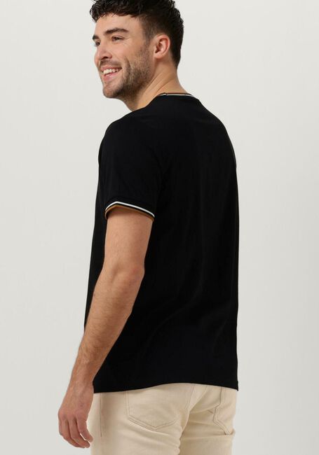 Schwarze FRED PERRY T-shirt TWIN TIPPED T-SHIRT - large