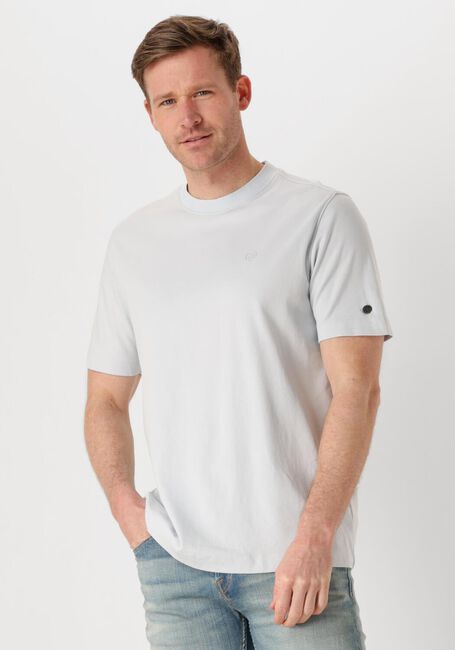 Hellblau CAST IRON T-shirt SHORT SLEEVE R-NECK REGULAR FIT INTERLOCK - large