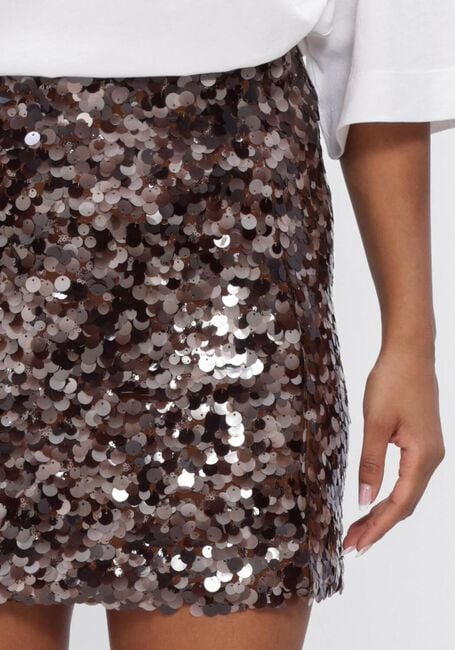 Bronzefarbene NOTRE-V Minirock NV-HERMIJN - large