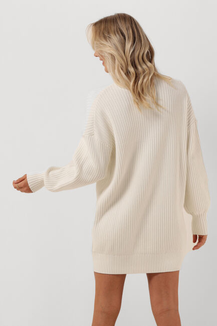 Nicht-gerade weiss CALVIN KLEIN Minikleid BADGE LOOSE SWEATER DRESS - large
