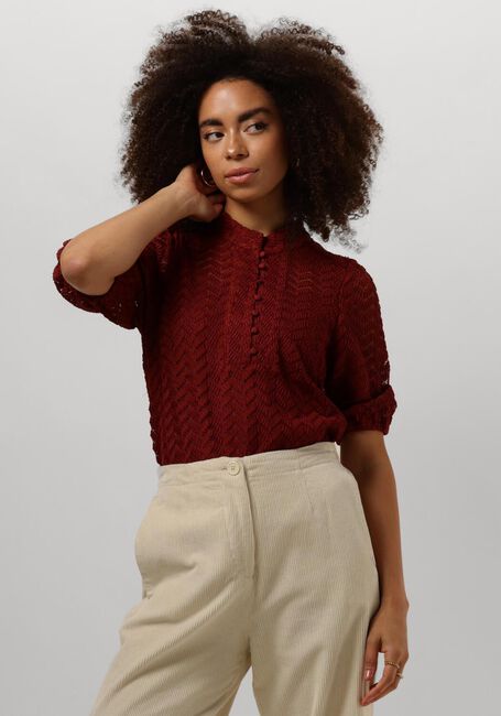 Rote MINUS Blusen JEVA HALF SLEEVE BLOUSE - large
