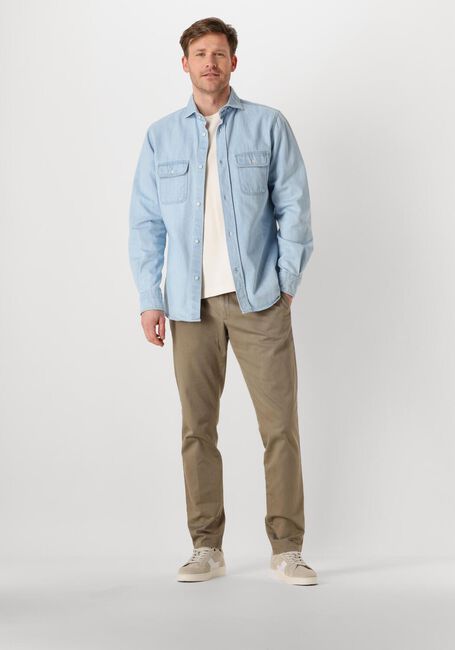 Blaue PROFUOMO Overshirts OVERSHIRT DENIM LIGHT - large