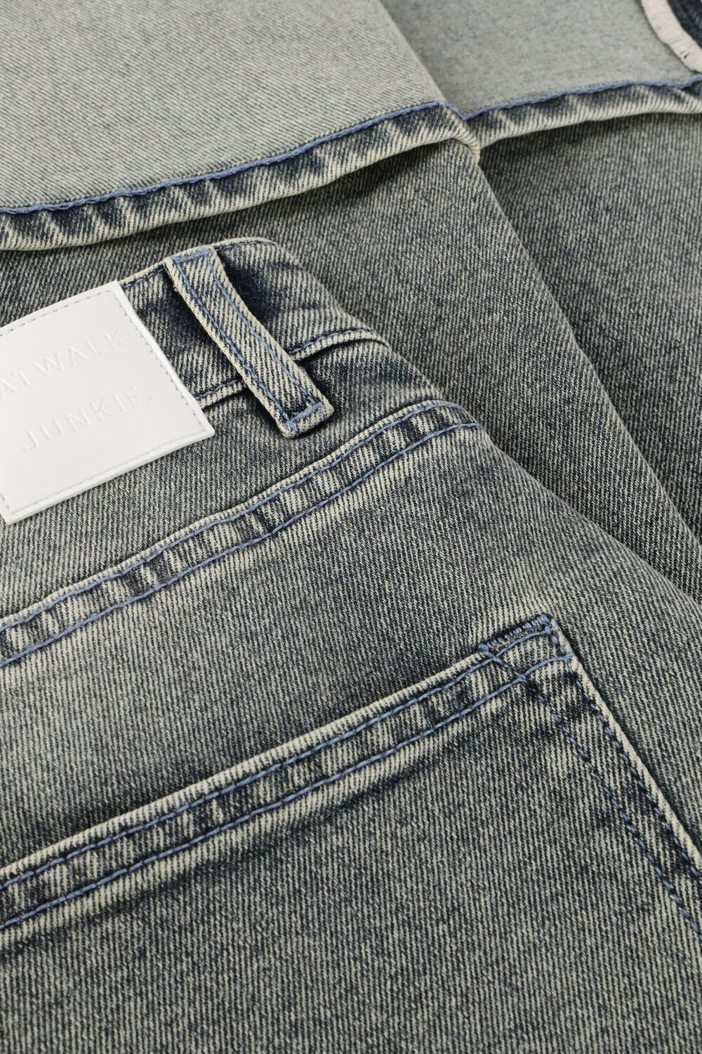 Hellblau CATWALK JUNKIE Wide jeans LOOSE FIT JEANS WITH FOLD - large