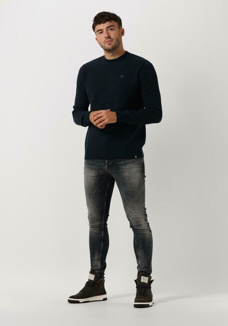 Dunkelblau PUREWHITE Pullover CREWNECK WITH TRAINGLE BADGE ON CHEST - large