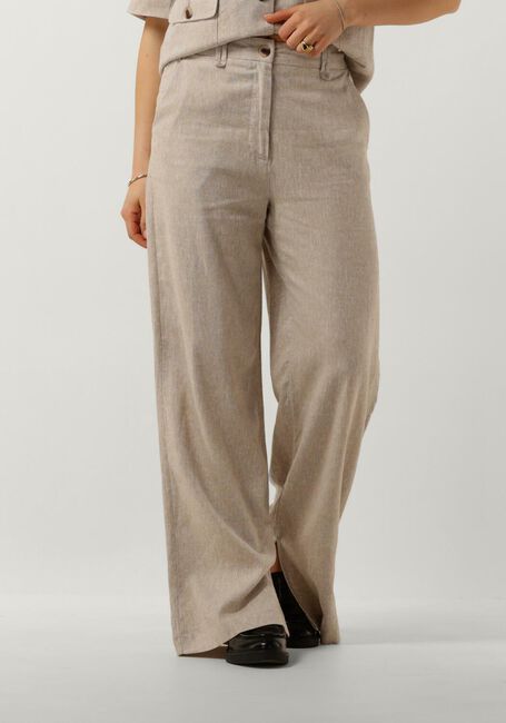 Beige Y.A.S. Hose YASLINEA HW PANT - large