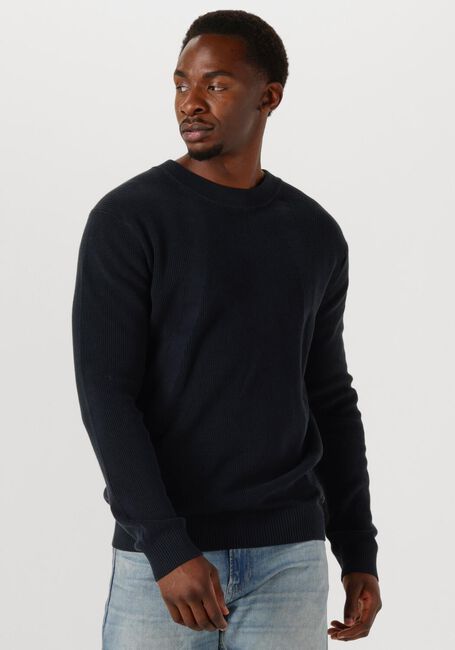 Blaue G-STAR RAW Pullover STRUCTURE R KNIT - large