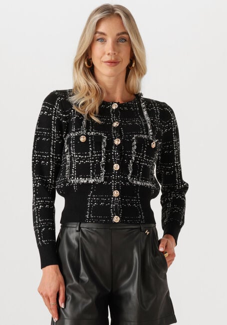 Schwarze SILVIAN HEACH Strickjacke CARDIGAN SALONIKO - large
