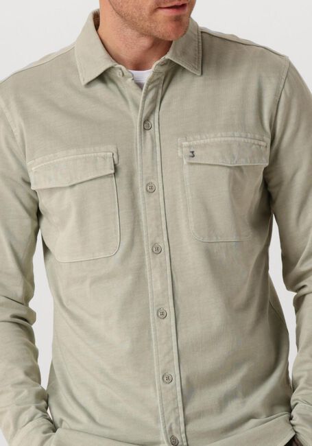 Grüne BUTCHER OF BLUE Overshirt FINN POCKET JERSEY OVERSHIRT - large
