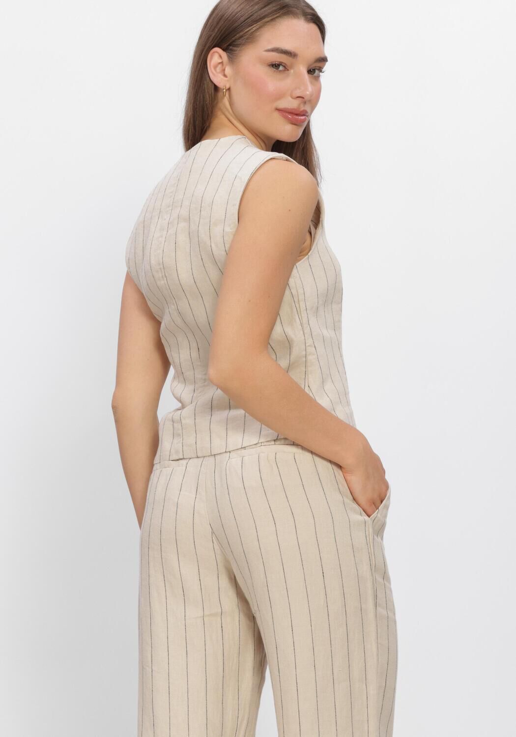 Sand MSCH COPENHAGEN Jacken MSCHCLARITTE WAISTCOAT STP - large