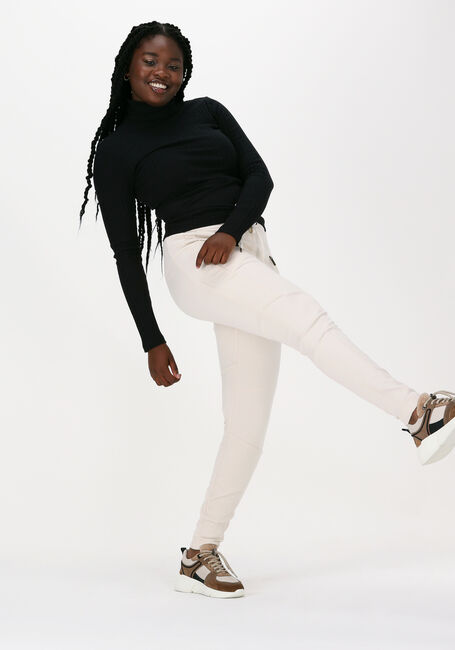Schwarze BY-BAR Pullover BASIC ROLLNECK RIB - large