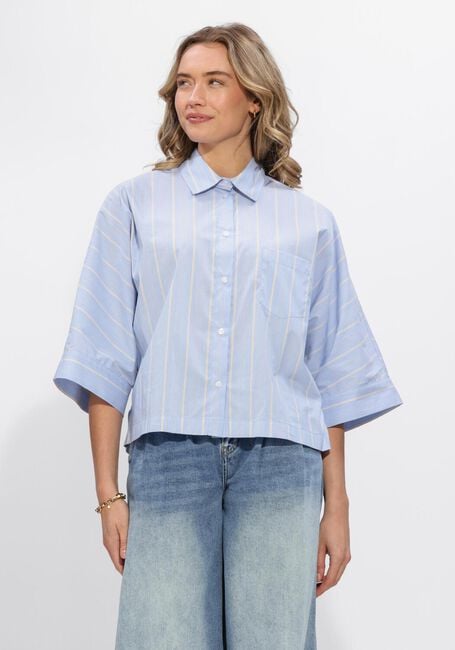 Blaue JANICE Blusen CARL BLOUSE - large