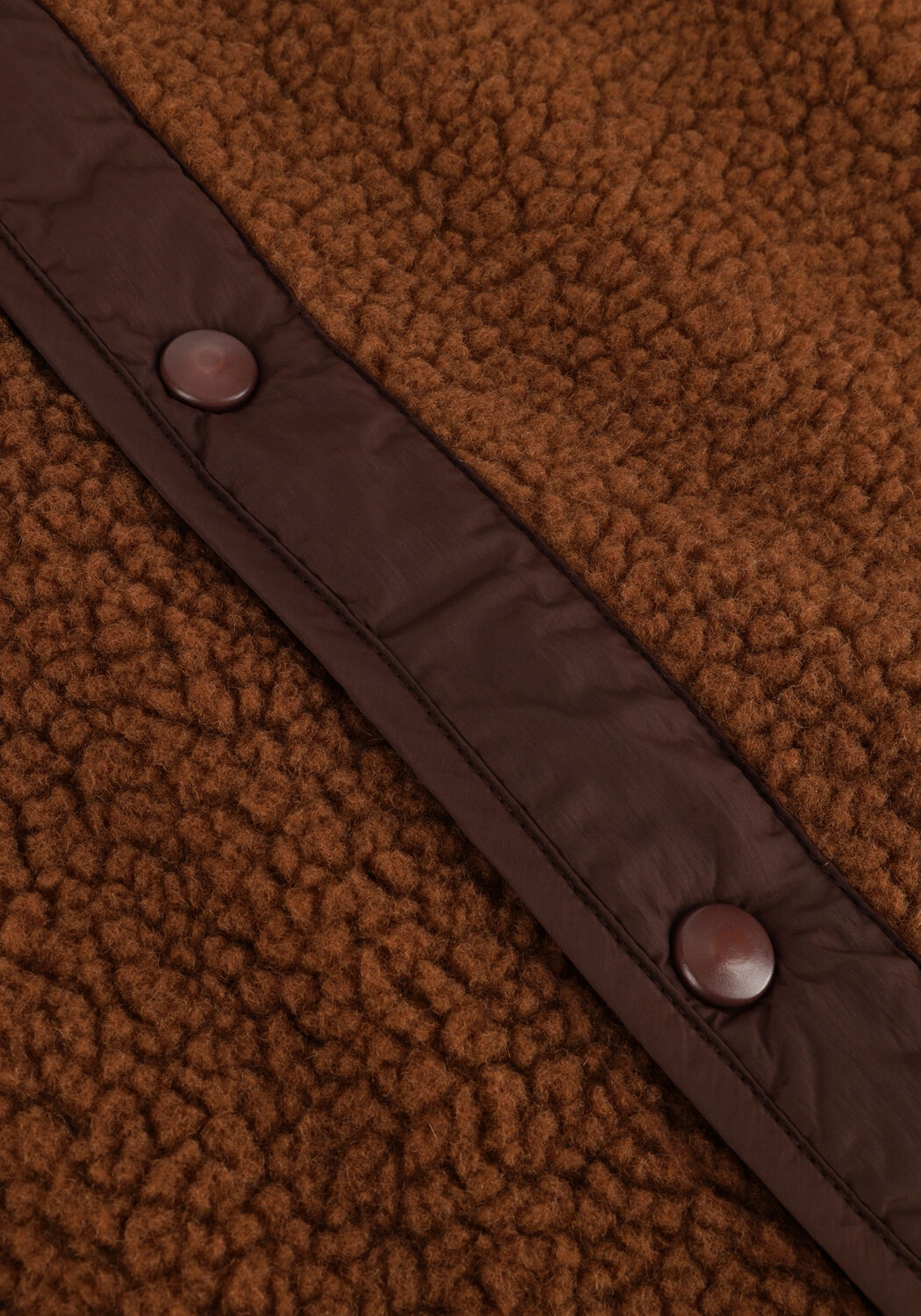 Braune FOR&Eacute;T Bodywarmer AURA SHERPA FLEECE VEST - large