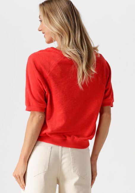 Rote BY-BAR Sweatshirt NEVA SLUB TOP - large