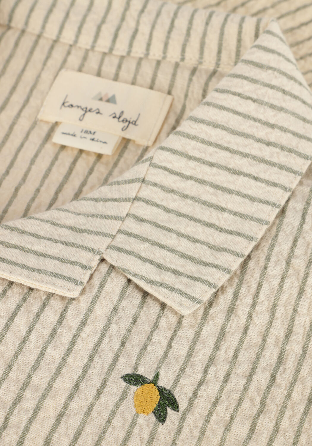 Sand KONGES SLOJD Casual-Oberhemd ELLIOT SS SHIRT GOTS - large