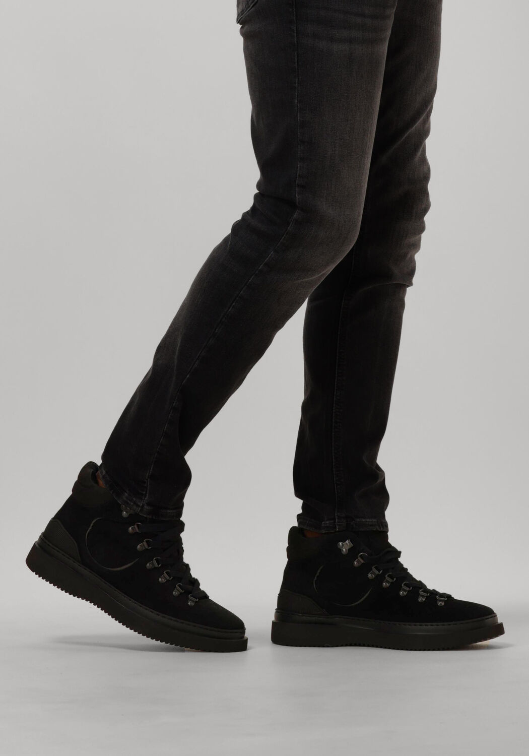 Schwarze NUBIKK Sneaker High JONAH AZTEC - large