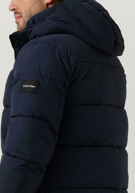 Dunkelblau CALVIN KLEIN Wattierte Jack CRINKLE NYLON PUFFER JACKET - large