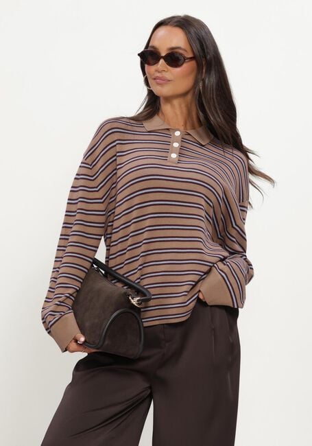 Camelfarbene BOII STUDIOS Pullover ADANNE - large