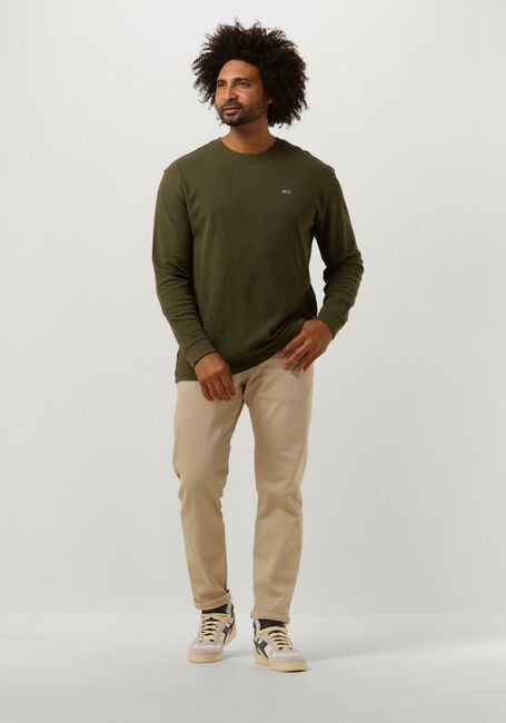 Grüne TOMMY JEANS T-shirt TJM CLASSIC WAFFLE TEE - large