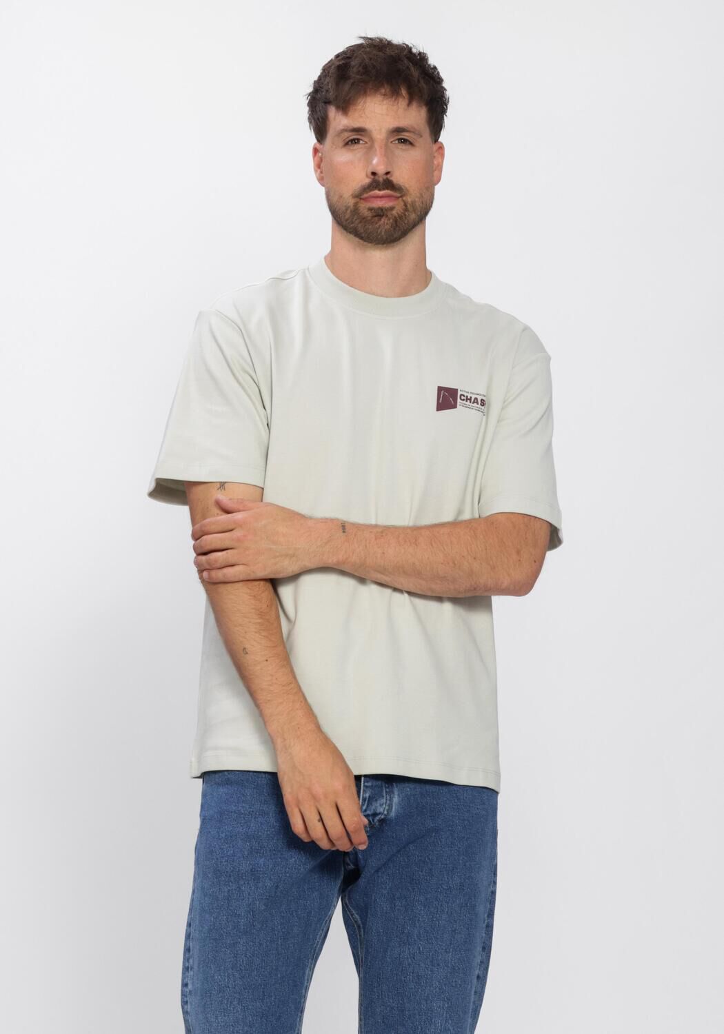 Hellgrau CHASIN T-shirt 52110080_IDO TEE - large