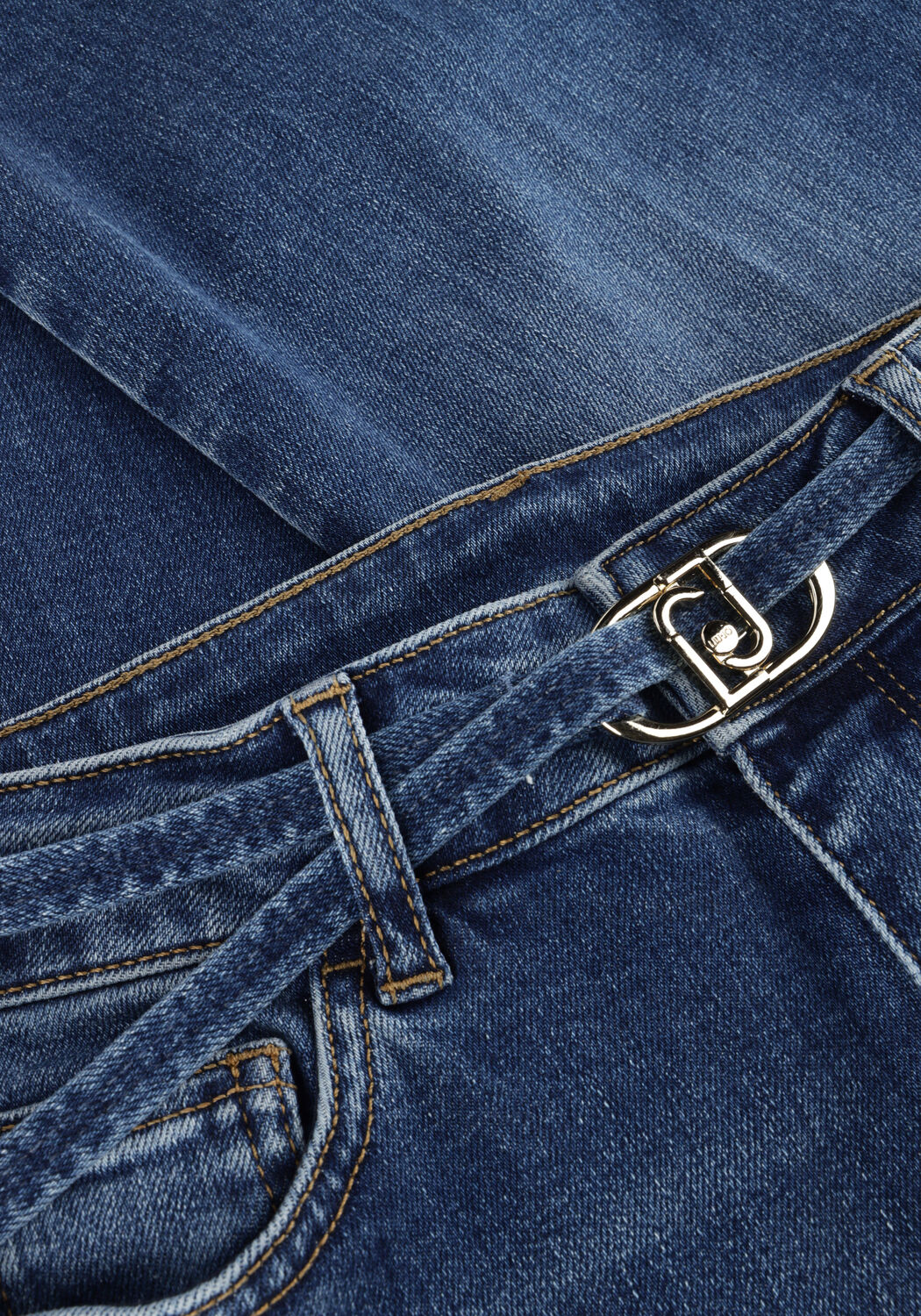 Blaue LIU JO Wide jeans BUTTOM UP GOOD FLAIR - large