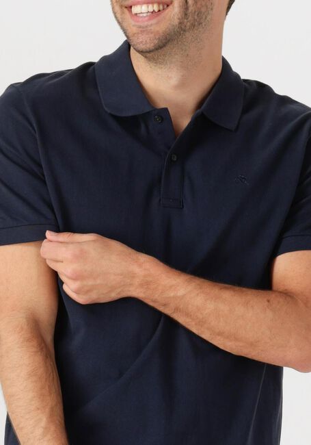 Dunkelblau SCOTCH & SODA Polo-Shirt LOGO PIQUE POLO - large