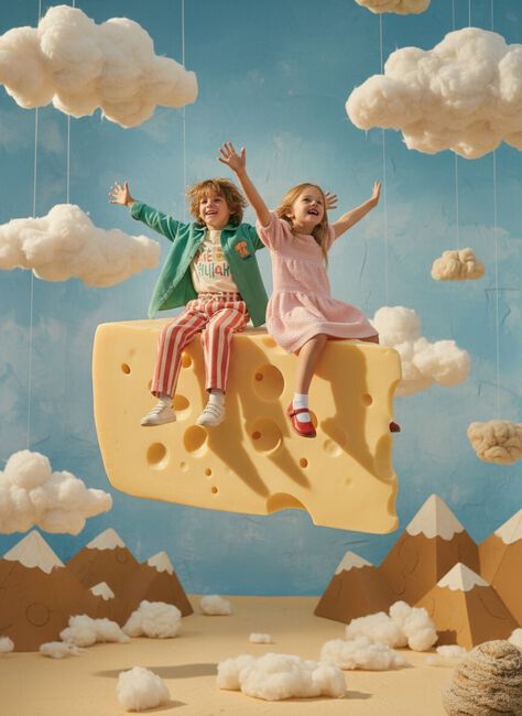 Orangene Jelly Mallow Lange Hosen BANANA STRIP PANTS - large