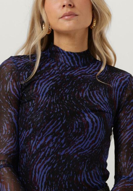 Hellblau FREEBIRD Top JER-MESH-SPIRAL-PES-23-3 - large