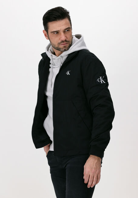 Schwarze CALVIN KLEIN Jack UNPADDED HARRINGTON - large
