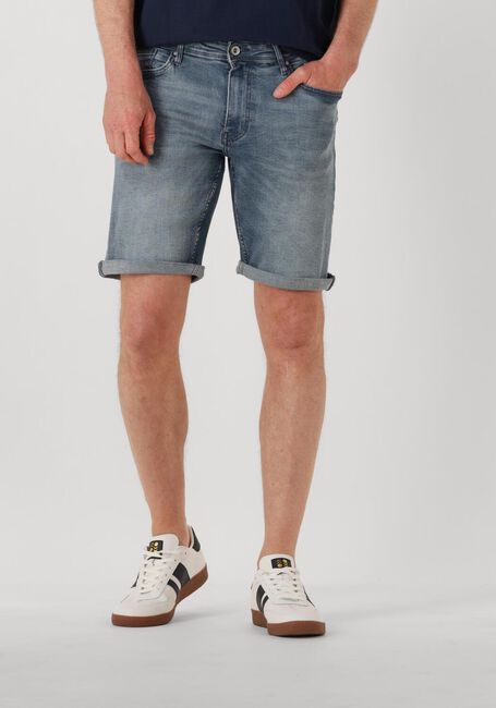 Blaue PURE PATH Kurze Hosen THE MILES SLIM FIT DENIM SHORTS - large