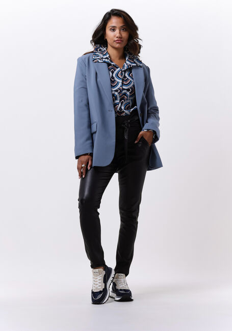 Blaue DEA KUDIBAL Blusen MIMI NS (CO) - SHIRT WITH RUFFLES - large