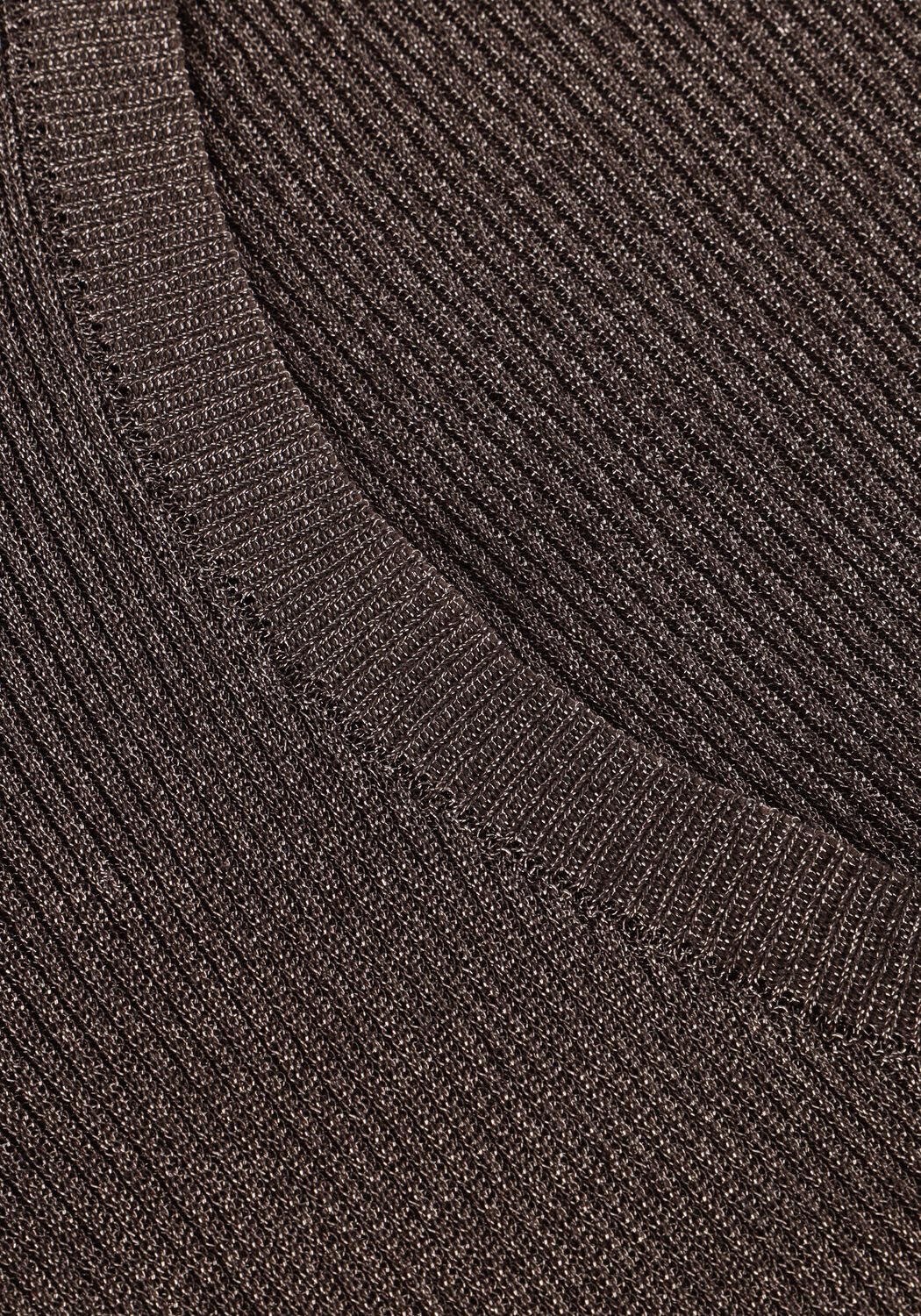 Graue GESTUZ T-shirt SILVIGZ DEEP BACK BLOUSE - large