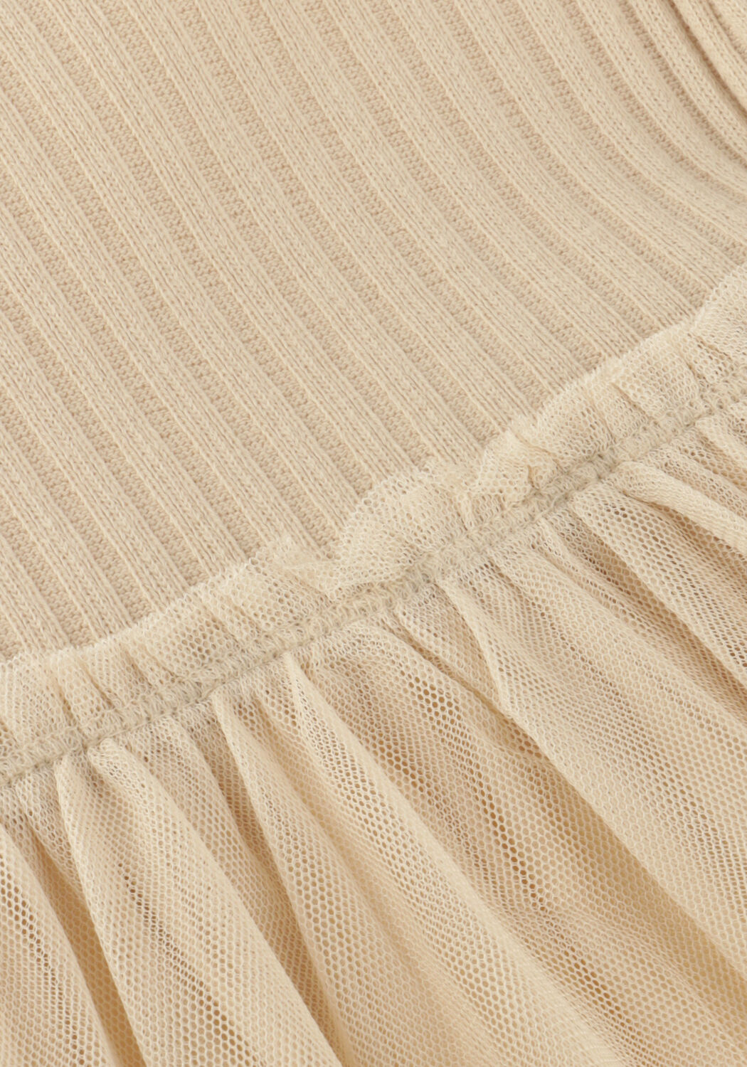 Creme YOUR WISHES Minikleid RIB KNIT TULE DRESS - large