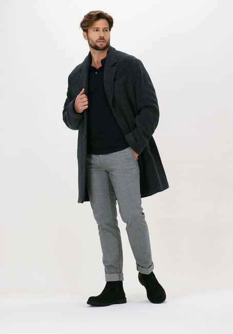 Hellgrau TOMMY HILFIGER Hose BLEECKER FAKE SOLID WOOL LOOK - large